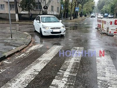 Volkswagen не пропустив Hyundai на перехресті в центрі Миколаєва