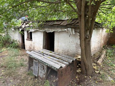 У селі на Олександрівщині горіла господарча будівля