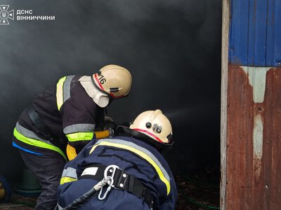 Дві будівлі горіли на Вінниччині за добу