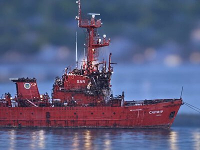 Росіяни пошкодили українське рятувальне судно на Одещині
