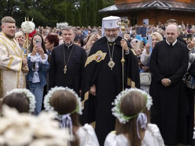 Ювілейна Патріарша проща на Стрийщині: Глава УГКЦ очолив літургію до 25-річчя коронації ікони