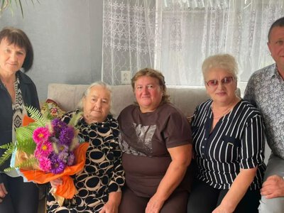 Жителька села Звиняче Євгенія Гриб відзначила 90-річний ювілей