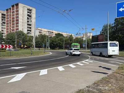 На двох перехрестях Львова аварій поменшало на понад 50%