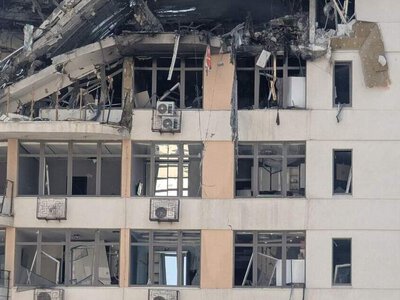 В Одесі внаслідок ракетного удару рф постраждало житло журналістки