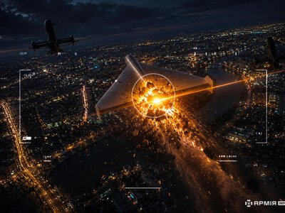У Києві вранці російський ударний дрон влучив в АЗС
