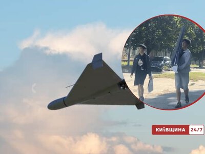 Небезпечна знахідка: в Оболонському районі Києва підлітки принесли додому уламок «Шахеда»