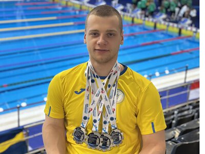 Сумський плавець виборов 4 медалі на European Championship 2026 