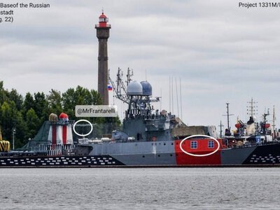 Росіяни розфарбували кораблі в незвичний камуфляж, щоб обдурити дрони із ШІ