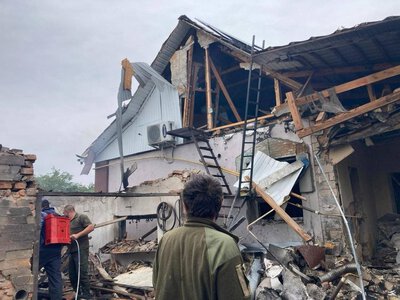 У Золотоніському районі через падіння уламків БпЛА загорівся житловий будинок (ФОТО)