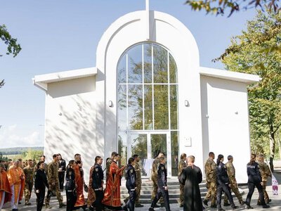  Глава УГКЦ освятив гарнізонний храм святого Архистратига Михаїла на Прикарпатті 