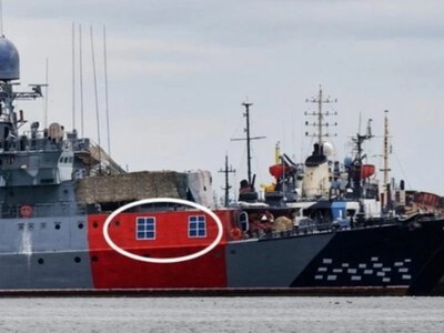 Росіяни намалювали будинки на військових кораблях: навіщо флоту дивний камуфляж