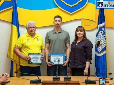 Спортсмена Данила Сича з Житомира відзначили за високі результати на чемпіонатах світу та Європи