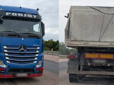 З напівпричепа висипався щебінь та пошкодив легковик на Рівненщині