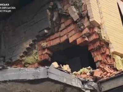 У Херсоні БПЛА влучив у нежитлову будівлю