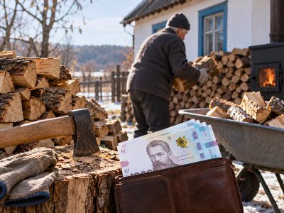 Допомога на дрова та вугілля в Україні: кому виплатять 8 000, а хто отримає до 21 000 грн