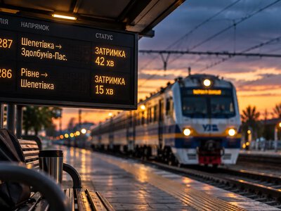Два приміські поїзди на Рівненщині сьогодні ввечері курсують із затримками