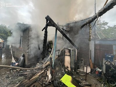 На Миколаївщині за добу ліквідували чотири пожежі, одна з них через обстріл