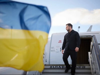 Дрон у небі Молдови: Зеленський розповів, як РФ двічі цілилась у його літак