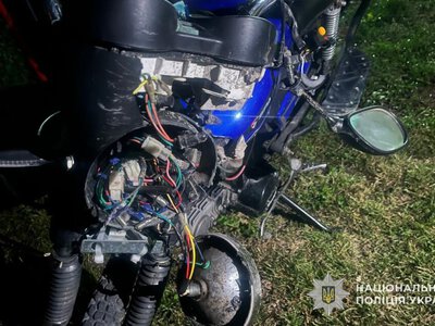 Нічна ДТП на Гусятинщині: 19-річний мотоцикліст і неповнолітня пасажирка у лікарні