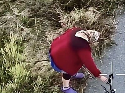 Як українська бабуся знешкодила голими руками російського  дрона на оптоволокні