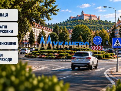 Кільця, платні парковки, антикишені та нові переходи: як у Мукачеві планують змінити рух (ФОТО)