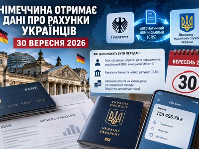 Рахунки українців стануть видимими для Німеччини: що зміниться з 30 вересня