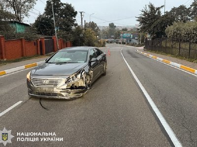 П’яний водій Hyundai виїхав на тротуар і збив жінку: ДТП на Бучанщині