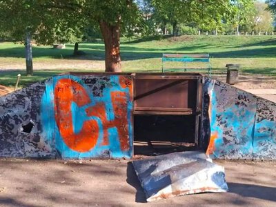 Пошкодили скейт-парк у Вараші на Рівненщині: поліція розслідує факт вандалізму