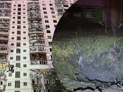 Пошкоджені будинки, навчальні заклади та залізниця: поліція показала Київ після атаки