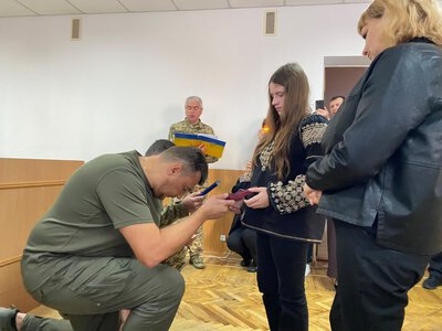 У Хмільнику вручили нагороди родинам загиблих Захисників України