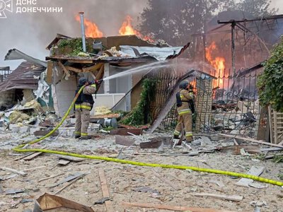 На Донеччині за добу рятувальники ліквідували чотири пожежі після обстрілів