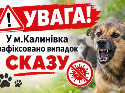 У Калинівці зафіксували сказ