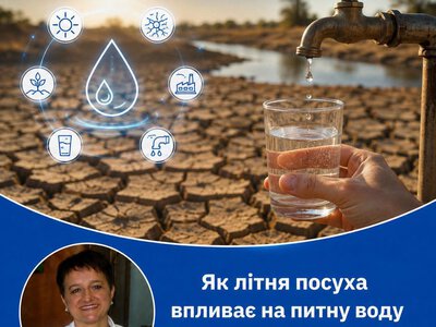 Літня посуха та питна вода: як спека загрожує якості та запасам ресурсу