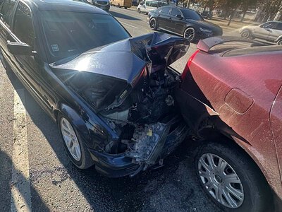 На Харківській у Сумах сталася ДТП за участю чотирьох автомобілів