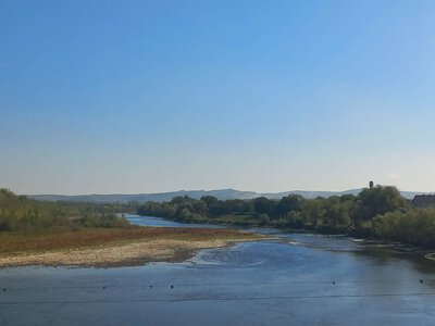 Дністер у Галичі встановив новий мінімум рівня води: річка увійшла у фазу гідрологічної посухи