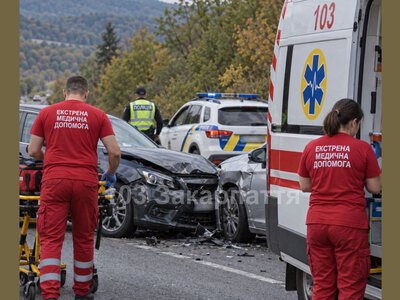 На Свалявщині зіткнулися два авто: травмувалися троє жінок