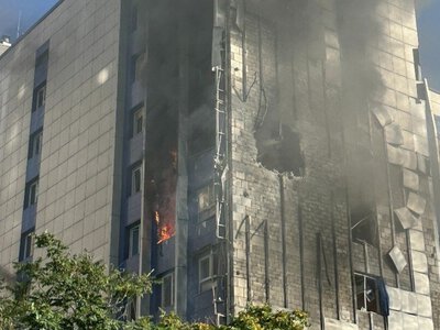 Війська рф завдали удару по офісній будівлі в центрі Одеси