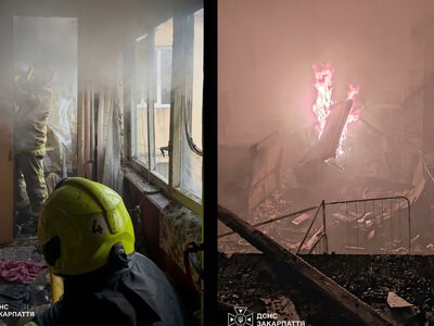 В Ужгороді двічі за день гасили пожежу в одному будинку