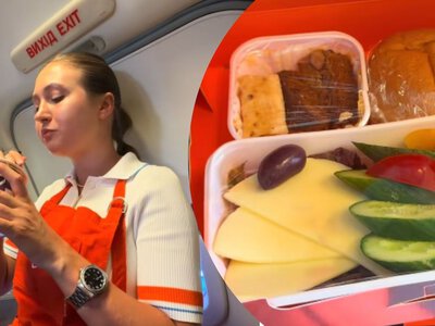 Що їдять бортпровідники під час польотів: стюардеса показала харчування екіпажу