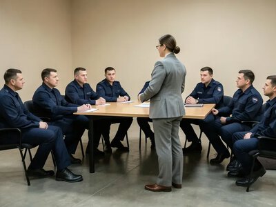 Психологи поліції Херсонщини провели тренінг для підрозділу, що працює в зоні ризику