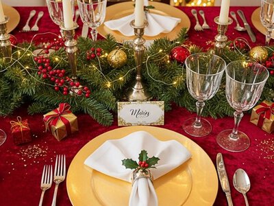 Перелік необхідних товарів для гарного сервірування та декорування: Чарівне свято