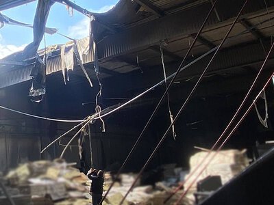 Ще кадри наслідків атаки на підприємство на Житомирщині, — поліція
