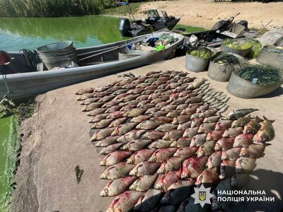 У Кременчуцькому районі незаконно виловили рибу на понад 1,7 млн грн