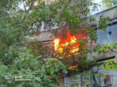 У Краматорську з пожежі врятували двох людей