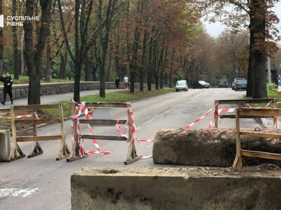 У Рівному перекрили частину вулиці Чорновола