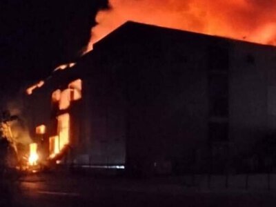 Росія атакувала великий склад зоотоварів на Київщині