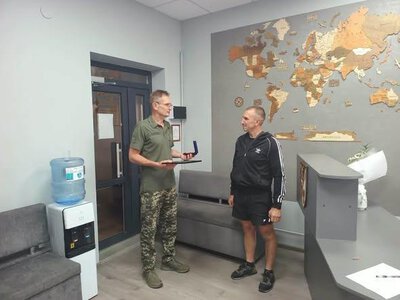 На Косівщині військовослужбовцю вручили медаль «За поранення»