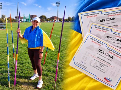 Здолбунівська легкоатлетка здобула три перемоги на чемпіонаті Балкан у Румунії