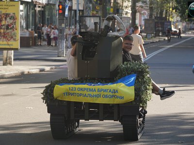 Коли можна побачити і навіть помацати: у Миколаєві 123-тя ОБрБпС «Код Оріона» показала, чим б’є ворога (ФОТО)