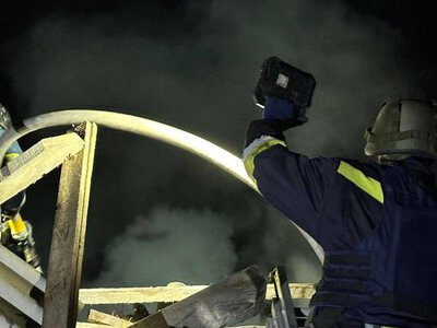 Росіяни атакували дронами залізничну інфраструктуру на Вінниччині: спалахнула пожежа